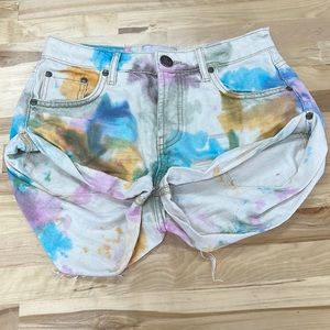 One Teaspoon tie dye shorts